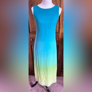 Kay Unger ombre Maxi Dress